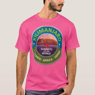 T-shirt Kilimanjaro 7 summits collection