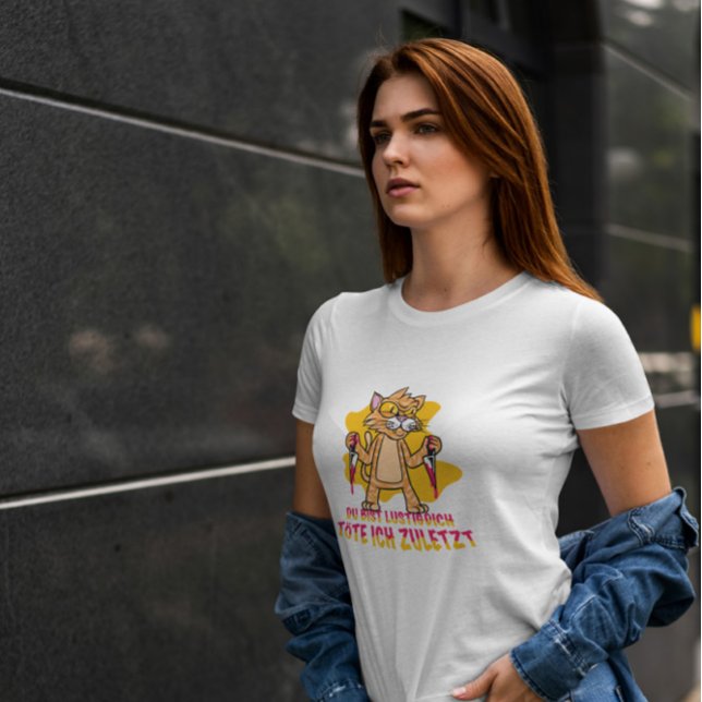 T-shirt Killer Chat Animal drôle (Créateur téléchargé)