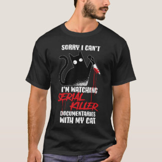 T-shirt Killer Documentaries Funnyrue Crime Show Gift vint