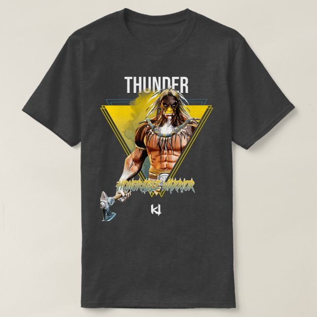 T-shirt Killer Instinct 2013 Honorable guerrier Thunder (Design devant)