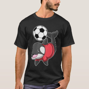 T-shirt Killerwhale comme joueur de football avec Soccer
