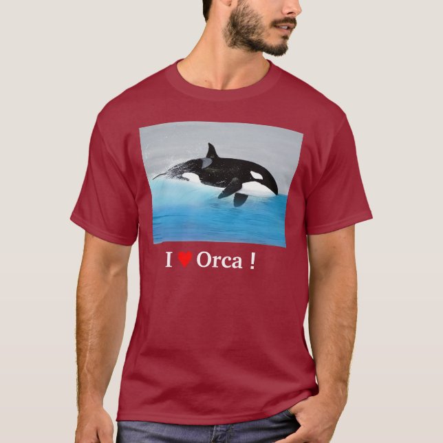 T-shirt Killerwhale, Orcinus orca (Devant)