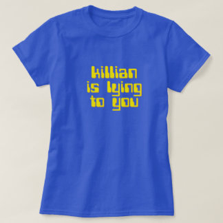 T-shirt Killian ment à vous. La pièce en t courante