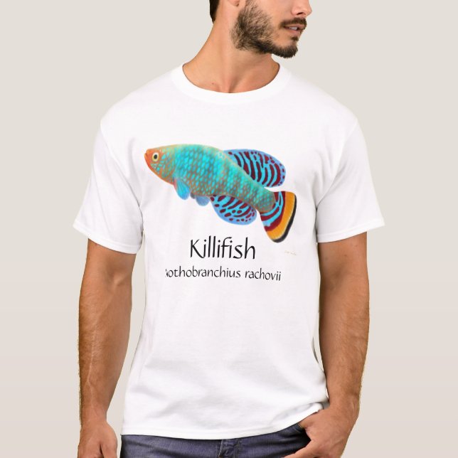 T-shirt Killifish de Nothobranchius Rachovii (Devant)
