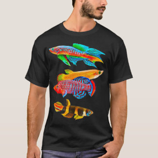 T-shirt Killifish Oeufs éleveurs Aquarium Poissons Proprié