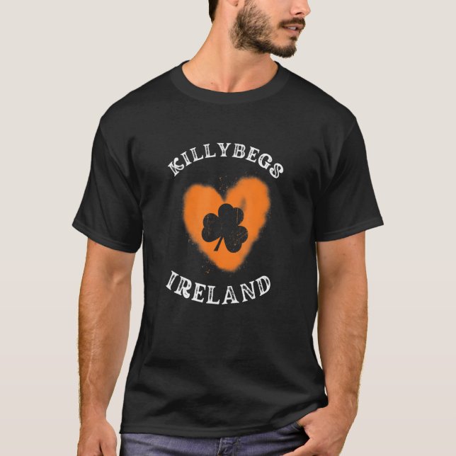 T-shirt KILLYBEGS Shamrock de football gaélique et Hurling (Devant)