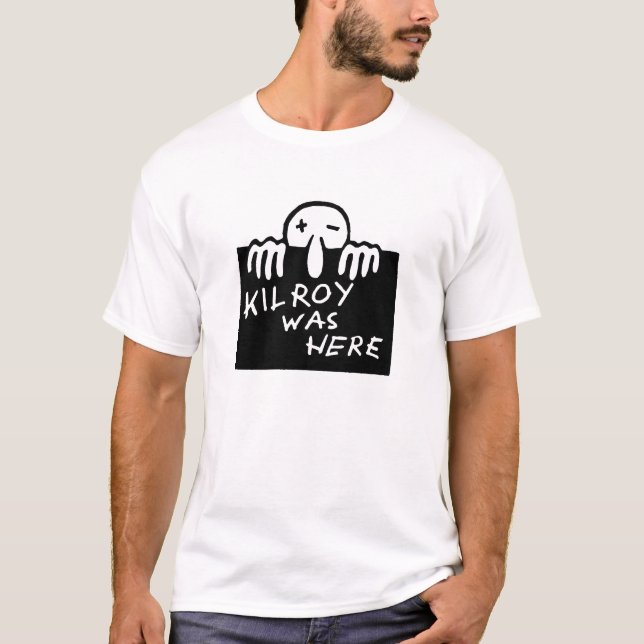 T-shirt Kilroy était ici (Devant)