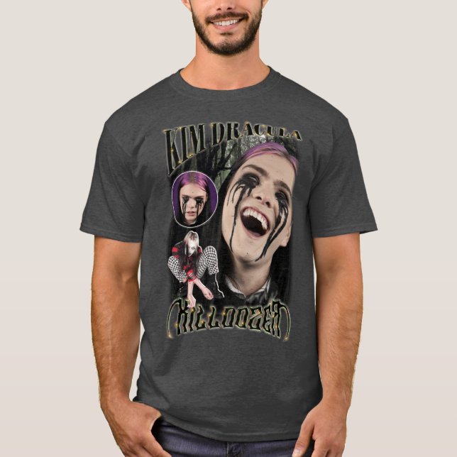 T-shirt Kim Dracula Vintage 90s Bootleg (Devant)