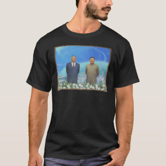 T-shirt Kim Il-Sung &Amp; Kim Jong-Il Portrait, North Kore