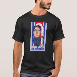 T-shirt Kim Jong Boom Kim Jong Un Graphique Parodique