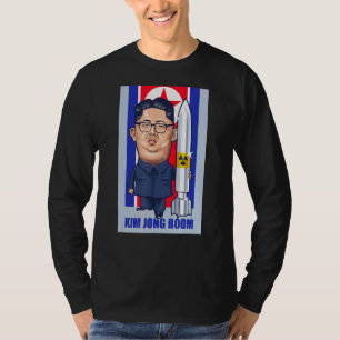 T-shirt Kim Jong Boom Kim Jong Un Graphique Parodique