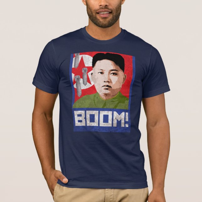 T-shirt Kim Jong Un Propaganda - BOOM - (Devant)