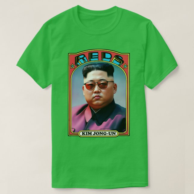 T-shirt Kim JongUn Trading communiste rétro (Design devant)
