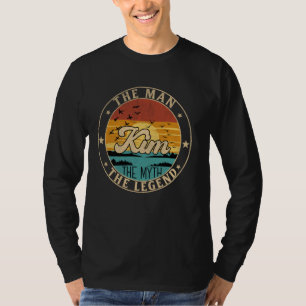 T-shirt KIM L'Homme La Légende Le Mythe Prénom
