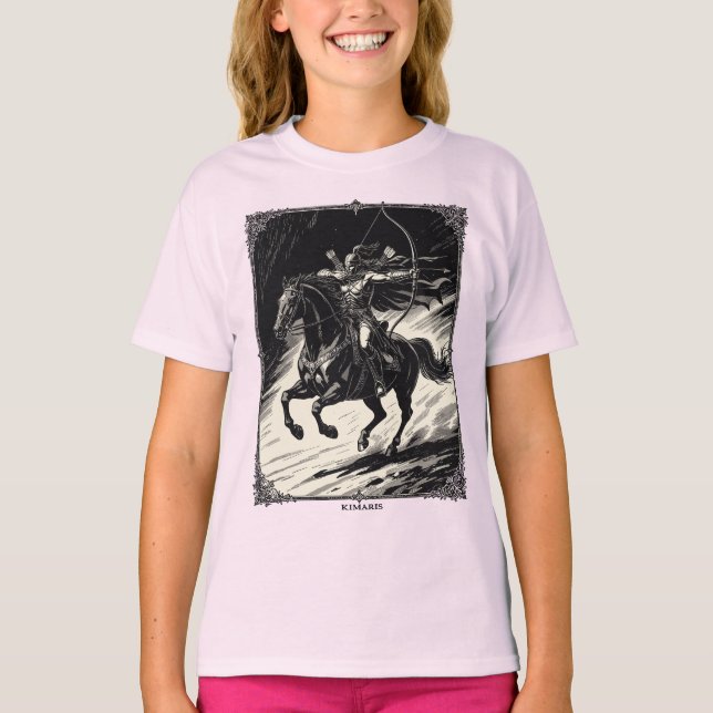 T-shirt Kimaris Cavalier Fantôme Déchaîné (Devant)