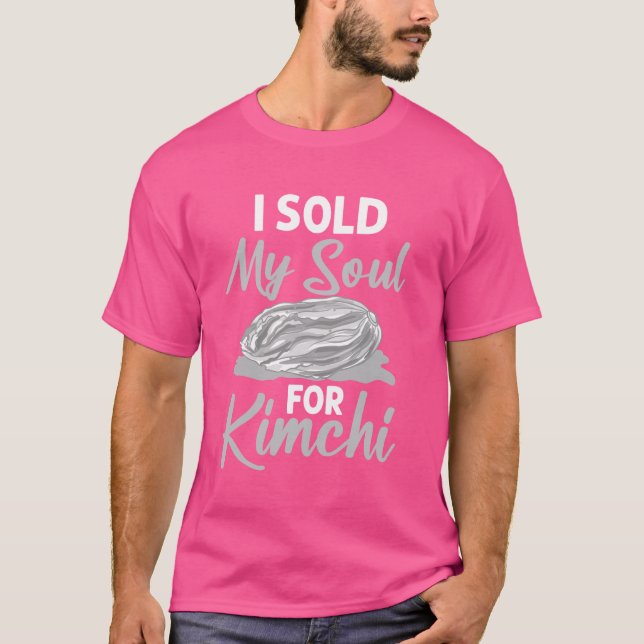 T-shirt Kimchi Coréen Funny Vegetable Recette de nourritur (Devant)