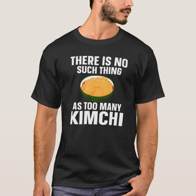 T-shirt Kimchi cuisine asiatique Nourriture coréenne (Devant)