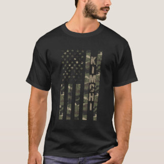 T-shirt Kimchi États-Unis Distorsion du drapeau américain