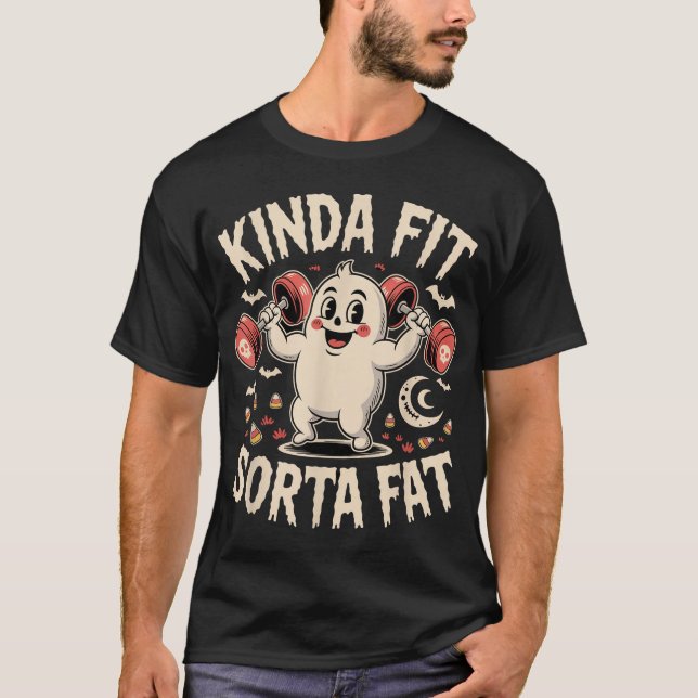 T-shirt Kinda Fit Sorta Fat Gym (Devant)