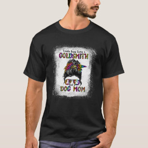 T-shirt Kinda Occupé Être Un Orfèvre Et Un Chien Maman Mam
