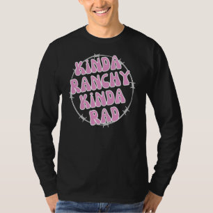T-shirt Kinda Rancha Vaches d'élevage de bétail ferme femm