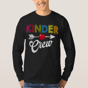 T-shirt Kinder Crew Kindergarten Enseignant 1er Jour De L'