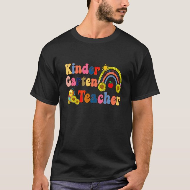 T-shirt Kinder Garten Tournesol Enseignant Kinder Garten S (Devant)