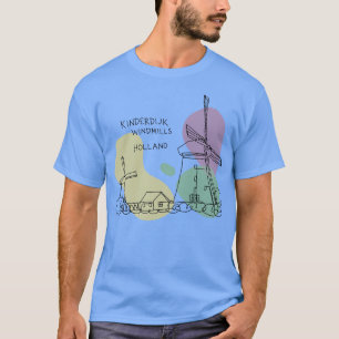 T-shirt Kinderdijk Windmills Holland 1