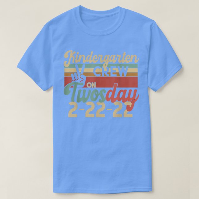 T-shirt KINDERGARTEN CREW le mardi 2 février 2 2 février 2 (Design devant)