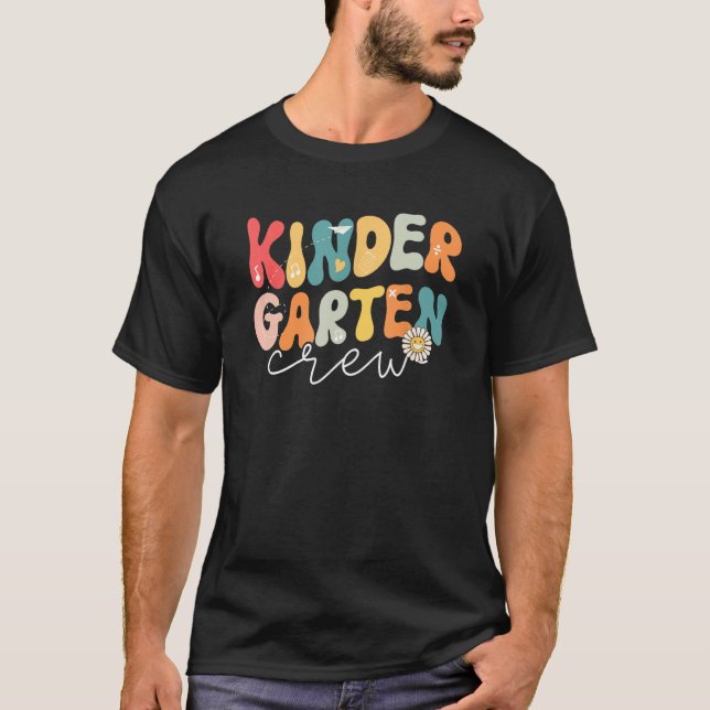 T-shirt Kindergarten Girls Boys Super Teacher Team Kinder (Devant)