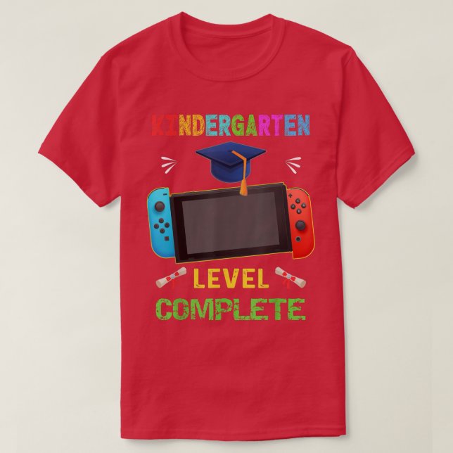 T-shirt Kindergarten Level Complete Graduation class 2022  (Design devant)