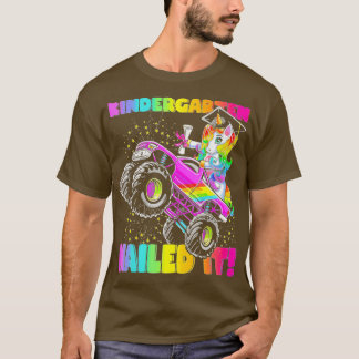 T-shirt Kindergarten Nailed It Unicorn Monster Truck 2