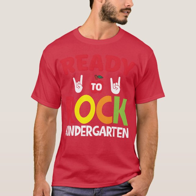 T-shirt Kindergarten Rock gift (Devant)