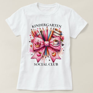 T-shirt Kindergarten Social Club Enseignant Coquette