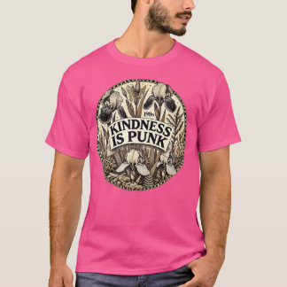 T-shirt Kinding Art Punk Purple Iris Fleur Artwork