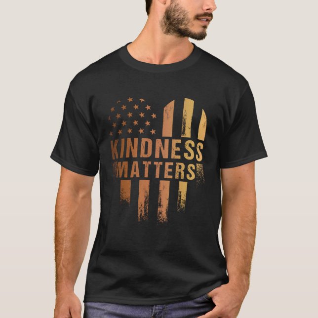 T-shirt Kindness Matters Anti Bullying Diversity Inclusion (Devant)