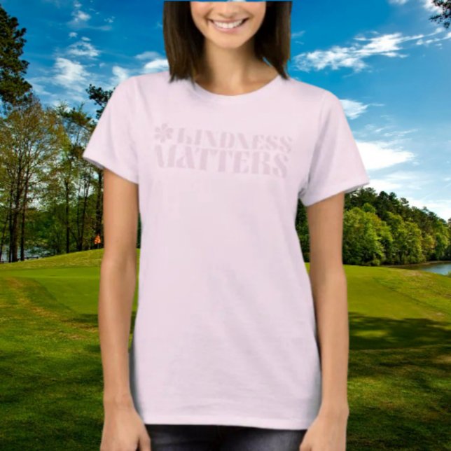 T-shirt Kindness Matters - avec design de fleurs (Créateur téléchargé)