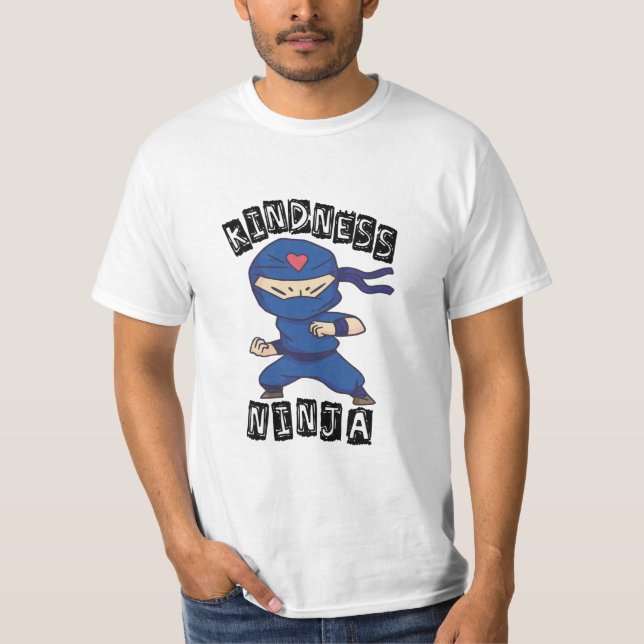 T-shirt Kindness Ninja, Fight against Bullying (Devant)