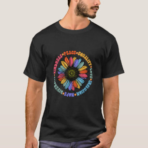 T-shirt Kindness Peace Equality Love Hope Diversity Human