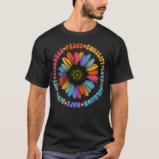 T-shirt Kindness Peace Equality Love Hope Diversity Human