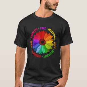 T-shirt Kindness Peace Equality Love Inclusion Hope Divers
