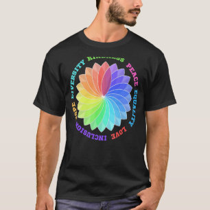 T-shirt Kindness Peace Equality Love Inclusion Hope Divers
