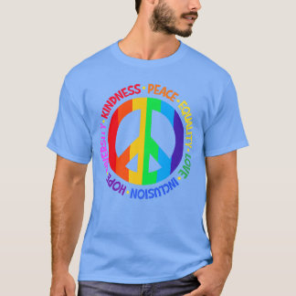 T-shirt Kindness Peace Equality Love Inclusion Hope Divers