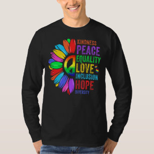 T-shirt Kindness Peace Equality Love Inclusion Hope Divers