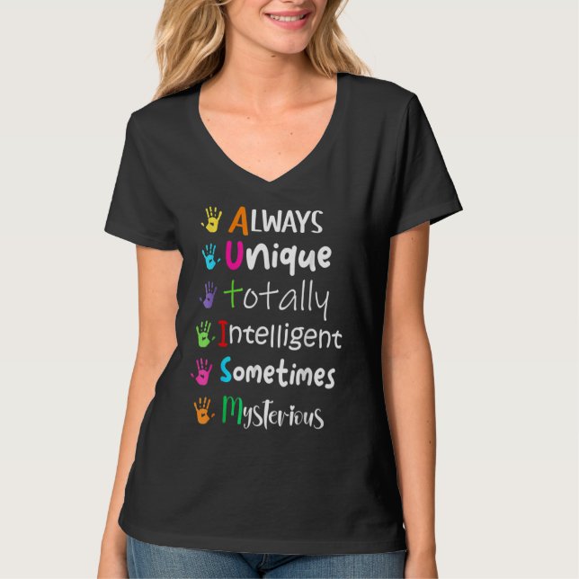 T-shirt Kindness Toujours Unique Totalement Sensibilisatio (Devant)