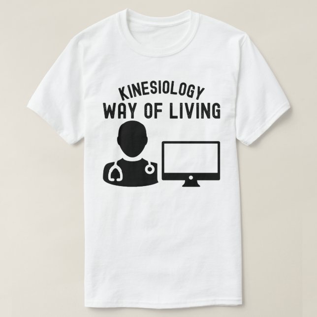 T-shirt Kinésiologie- Mode de vie (Design devant)