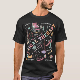 T-shirt Kinésithérapie Rétro Groovy Vêtement DPT PTA