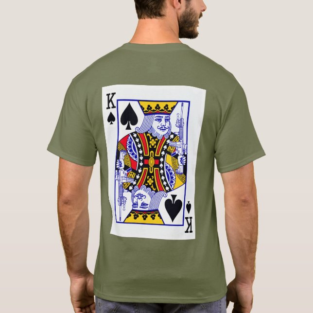 T-shirt King AR15 bien armé (Dos)