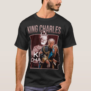 T-shirt king charles drôle rétro - King Charles