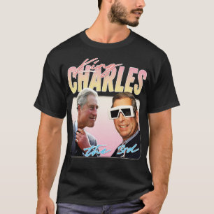 T-shirt King Charles Retro Fan esthétique Design 2